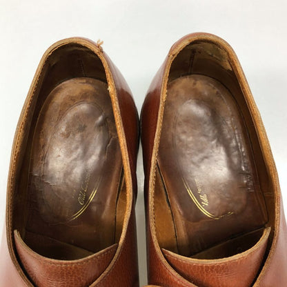 ジョージクレバリー レザーシューズ K35269 プレーントゥ メンズ ブラウン サイズ6.5 GEORGE CLEVERLEY ビジネスシューズ 約25.0cm【LA】【中古】