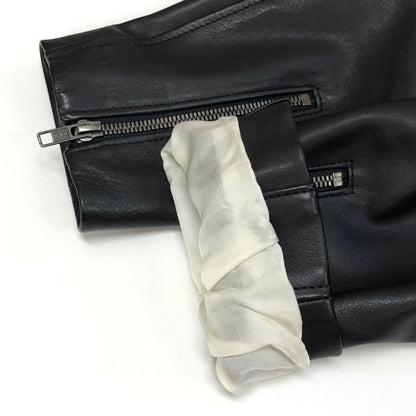 中古◆アンスナム レザー ジャケット ダブル ライダース メンズ サイズ03 ブラック ANSNAM 【AFG1】