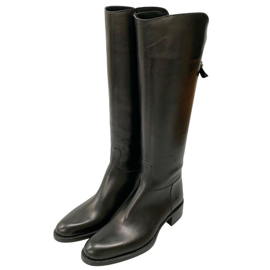 サルトル バックベルトロングブーツ ブラック レディース サイズ37 SR1600 SARTORE 約23.5cm【AFD4】