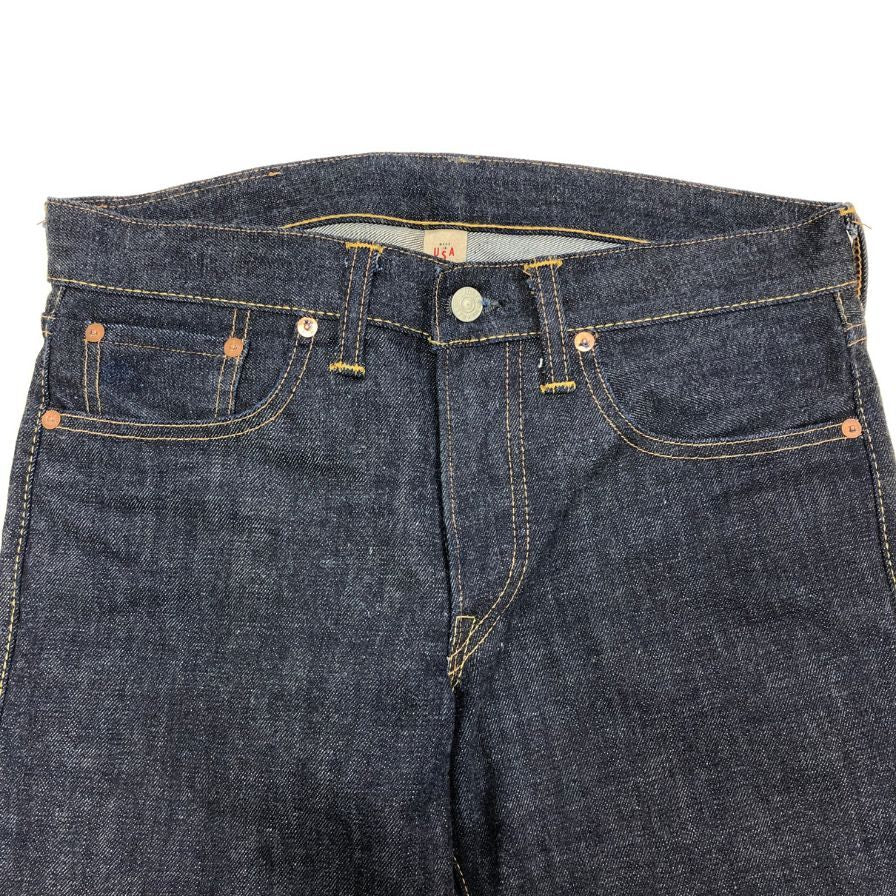 ダブルアールエル ラルフローレン デニムパンツ ボタンフライ インディゴ メンズ サイズ W29 L30 RRL RALPH LAUREN 【AFB9】