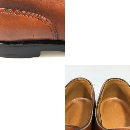 クロケット＆ジョーンズ レースアップシューズ スプリットトゥ  Uチップ ブラウン サイズ8.5E CROCKETT&JONES ビジネスシューズ 約28.0cm【LA】【中古】