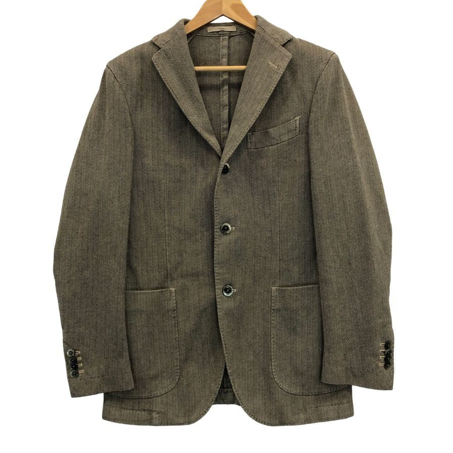 美品◆アーサー&フォックス テーラードジャケット 3B ベージュ メンズ サイズ46 ARTHUR & FOX 【AFB11】