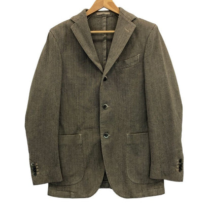 美品◆アーサー&フォックス テーラードジャケット 3B ベージュ メンズ サイズ46 ARTHUR & FOX 【AFB11】