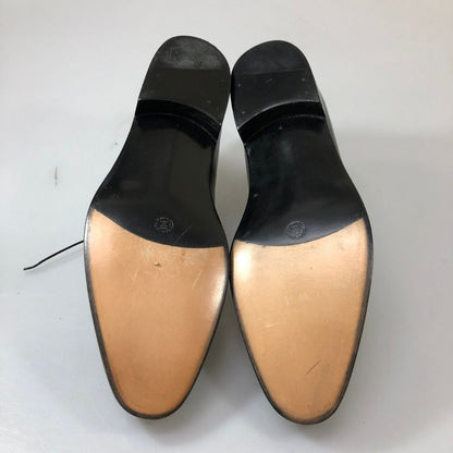 エンツォ ボナフェ マニフィカ ISETAN MEN'S 最高級ライン レザーシューズ ストレートチップ メンズ サイズUK7 ブラック Enzo Bonafe MAGNIFICA 約26.0cm【AFC48】