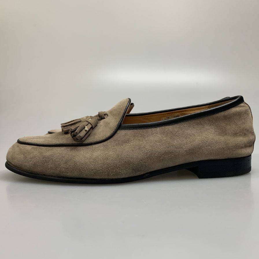 ユナイテッドアローズ ベルジャンシューズ スエード ベージュ メンズ サイズ42 UNITED ARROWS 約27.0cm【AFC41-2】