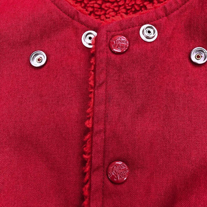 美品◆テンダーロイン ハンティングボアベスト レッド メンズ サイズXS TENDERLOIN 【AFB39】