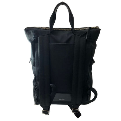 サンローランパリ リビングトン キャンバス×レザー バックパック 484172 ブラック SAINT LAURENT PARIS【AFE5】