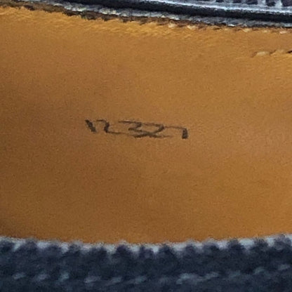 ジョンロブ ウィドナー  内羽根 スウェード メンズ6E ネイビー JOHN LOBB ビジネスシューズ 約24.5cm【LA】【中古】