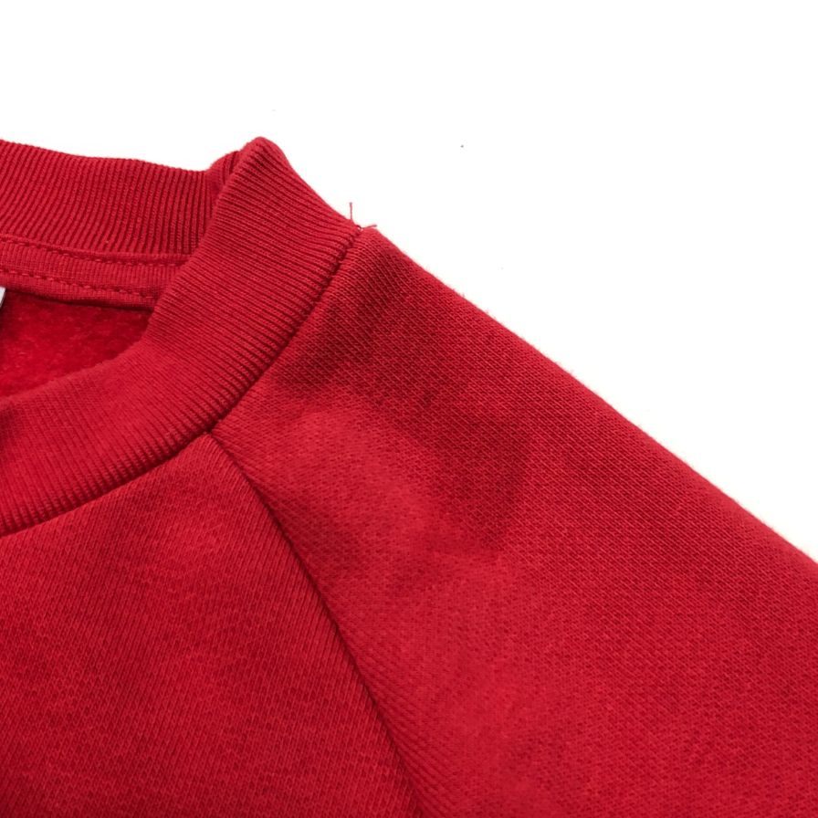美品◆アディダス スウェット マンチェスターユナイテッド レッド 裏起毛 メンズ サイズM adidas 【AFB30】