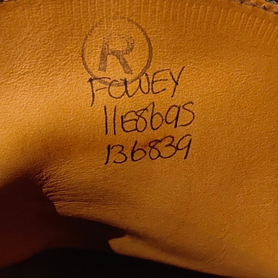ジョンロブ レザーシューズ フォーウィ 2015イヤーモデル カーフ ブラック UK11E メンズ 革靴 JOHN LOBB FOWEY CALF ビジネスシューズ 約29.5cm【LA】【中古】