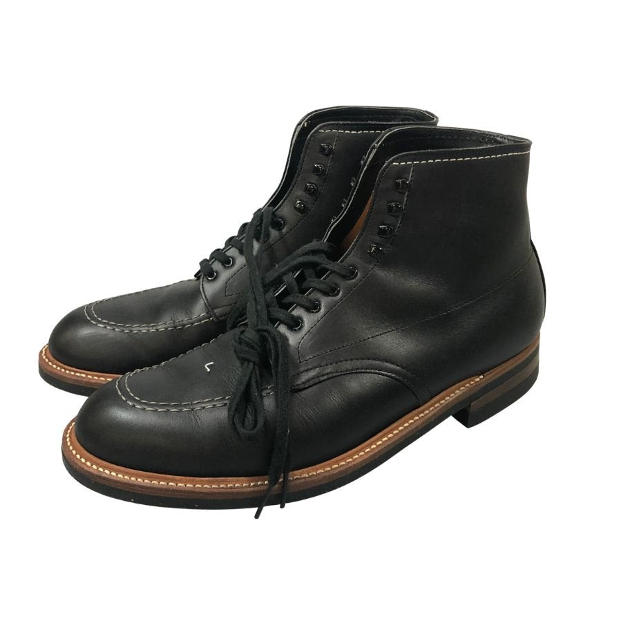 オールデン 401 インディーブーツ カーフ  ブラック メンズ ブラック  サイズUS9D alden ブーツ 約26.5cm【LA】【中古】