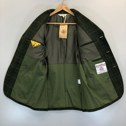 ラギッドファクトリー ノーフォーク ジャケット ハリスツイード生地 メンズ グリーン サイズM RUGGED FACTORY【LA】