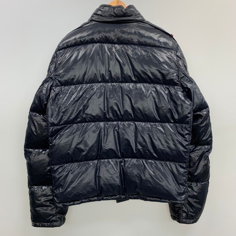 中古◆グッチ ダウンジャケット ナイロン GG柄 リバーシブル メンズ ネイビー サイズ50 GUCCI 【AFF24】