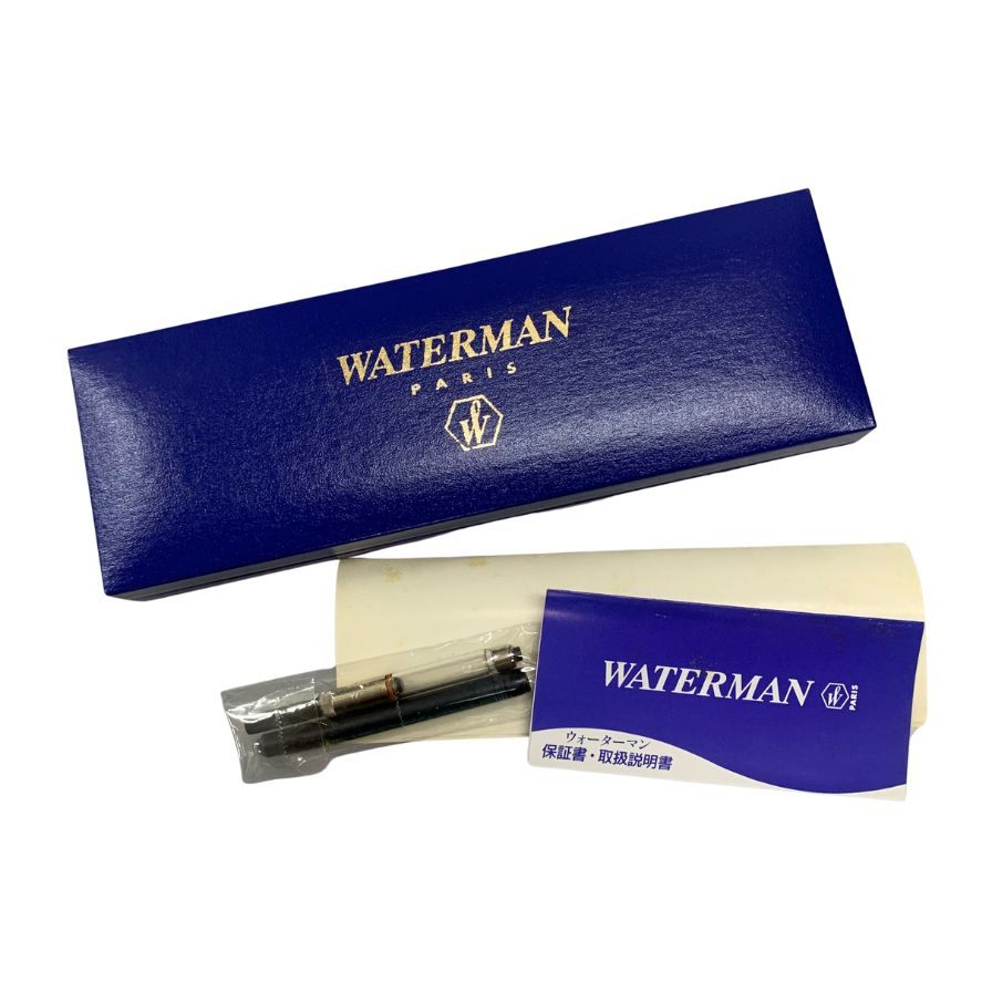 中古◆ウォーターマン 万年筆 アイデアル ペン先18K レッド系 WATERMAN IDEAL【AFI18】