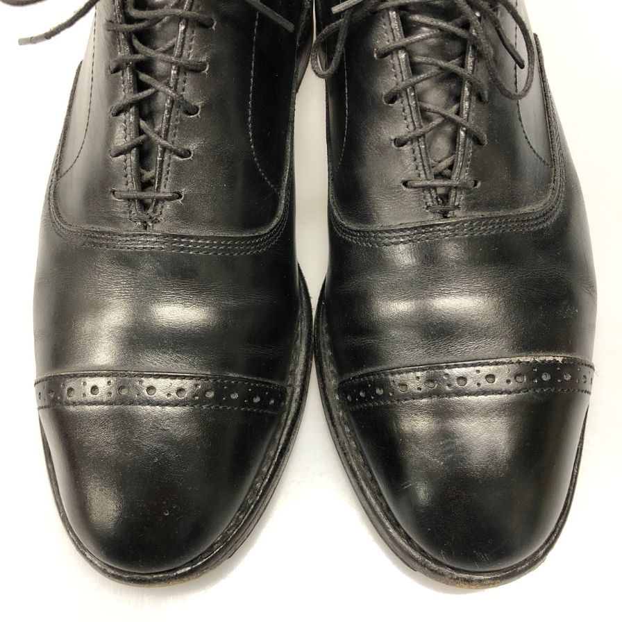 ブルックスブラザーズ パンチドキャップトゥ メンズ ブラック サイズ 7 Brooks Brothers 約25.5cm【AFC1】