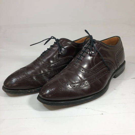 アレンエドモンズ レザーシューズ ウイングチップ メダリオン メンズ サイズ不明 ブラウン Allen Edmonds 約不明cm【AFC8】