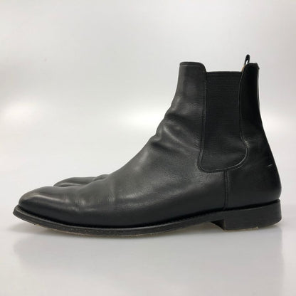 宮城興業 銀座田屋オーダー サイドゴアブーツ カーフ ブラック  サイズUK10想定 MIYAGIKOGYO 約28.5cm【AFC6】