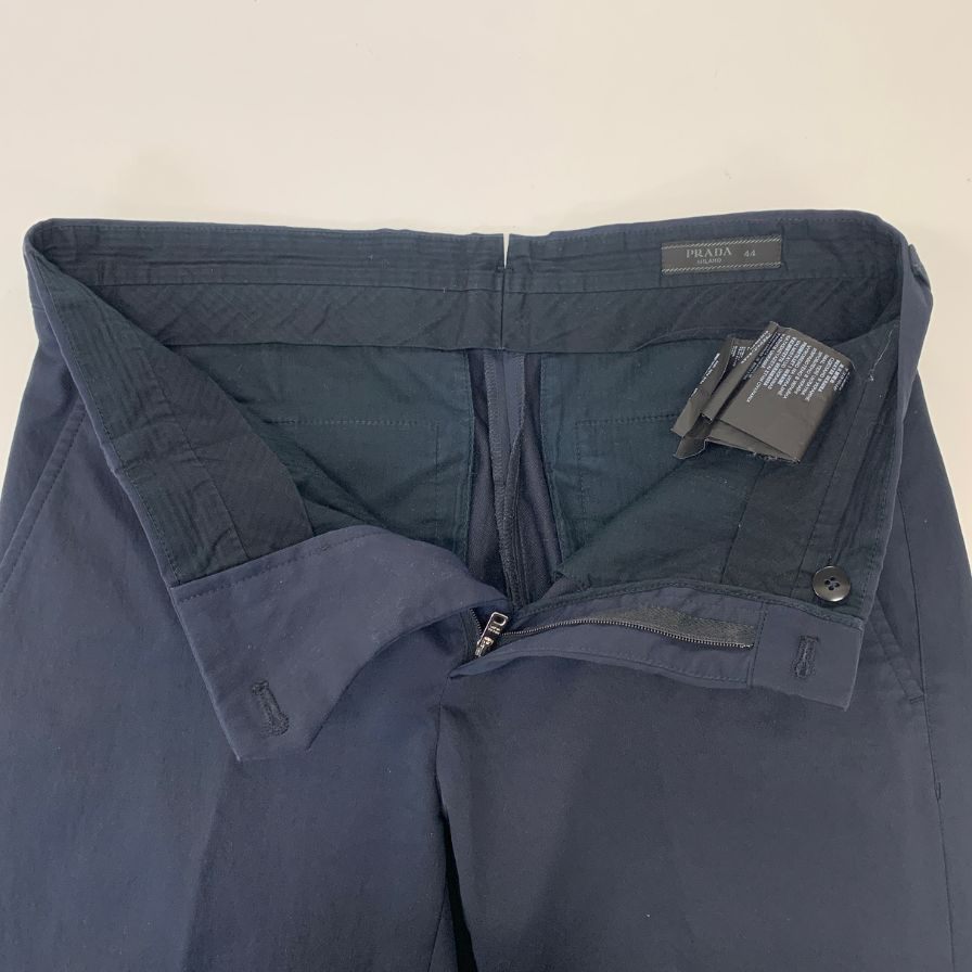 プラダ スラックス 現行タグ ネイビー メンズ サイズ44 PRADA 【AFA22】