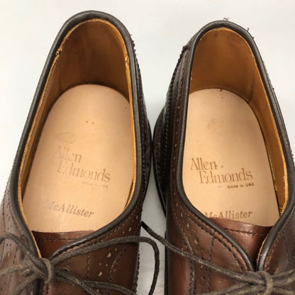 アレンエドモンズ レザーシューズ McAllister ウイングチップ サイズ11 ブラウン メンズ Allen Edmonds ビジネスシューズ 約29.5cm【LA】【中古】