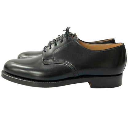 クロケット＆ジョーンズ レザーシューズ スターリング プレーントゥ コードバン ブラック サイズ7E メンズ CROCKETT&JONES 約26.0cm【AFD13】