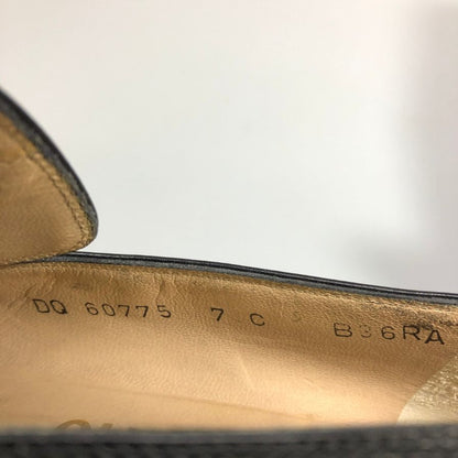 サルバトーレ フェラガモ ウッドビットローファー ブラック レディース サイズ7C Salvatore Ferragamo 約24.0cm【AFC47】