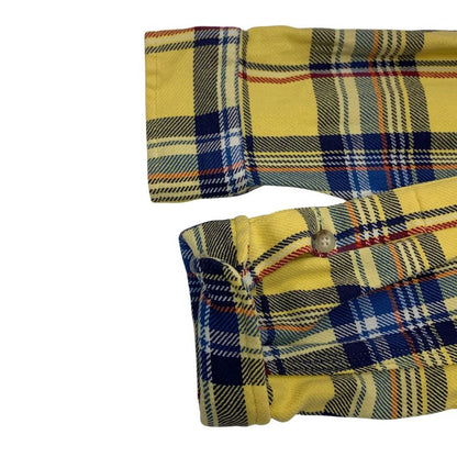 ポロ ラルフローレン チェックシャツ イエロー系 メンズ サイズM POLO RALPH LAUREN【LA】