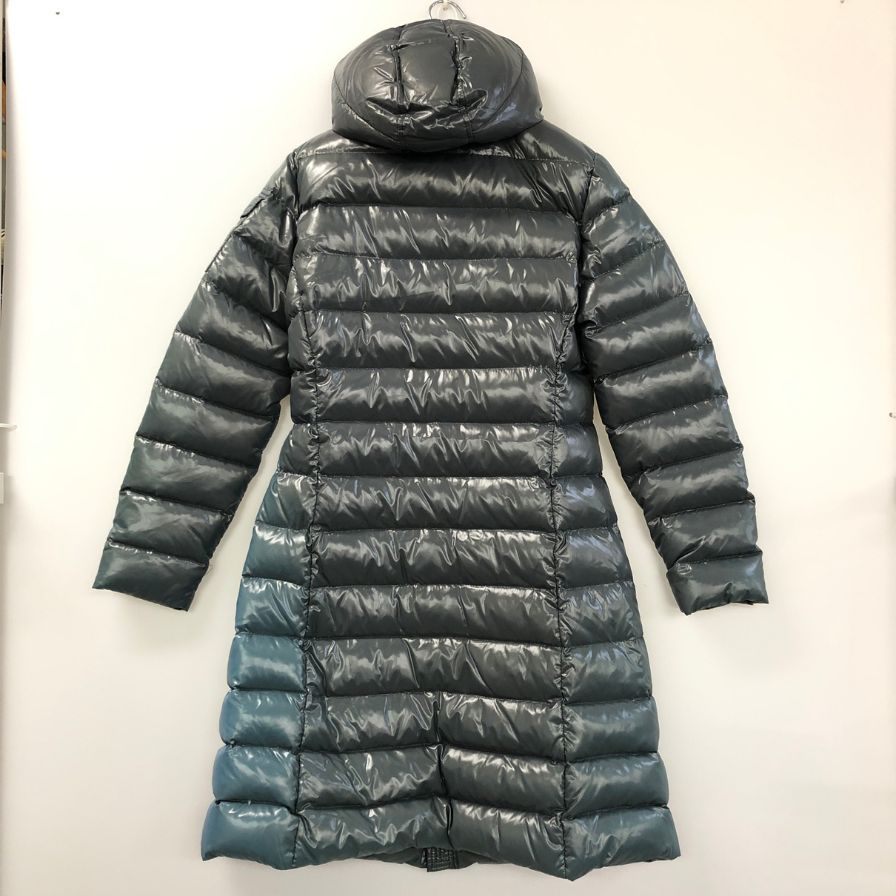 中古■モンクレール ダウンジャケット モカ ブルー系  サイズ2 レディース MONCLER MOKA GIUBBOTTO 【AFA21】