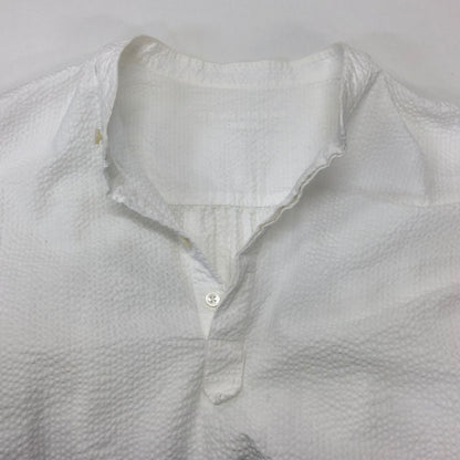 中古◆ブリエンヌ ブーリエンヌ プルオーバー 長袖シャツ メンズ サイズL ホワイト  BOURRIENNE PARIS X 【AFB12】