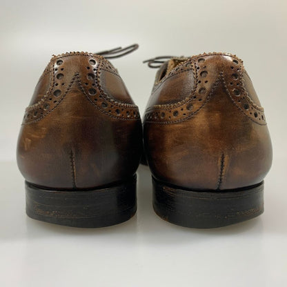 エドワードグリーン カンタベリー パンチングチップ メンズ サイズ 8ハーフ ブラウン Edward Green ビジネスシューズ 約26.5cm【LA】【中古】