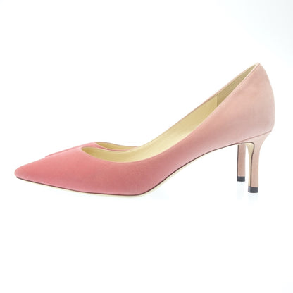 Very good condition◆JIMMY CHOO Gradient Pumps Suede Ladies Pink Size 36 JIMMY CHOO [AFC31] 