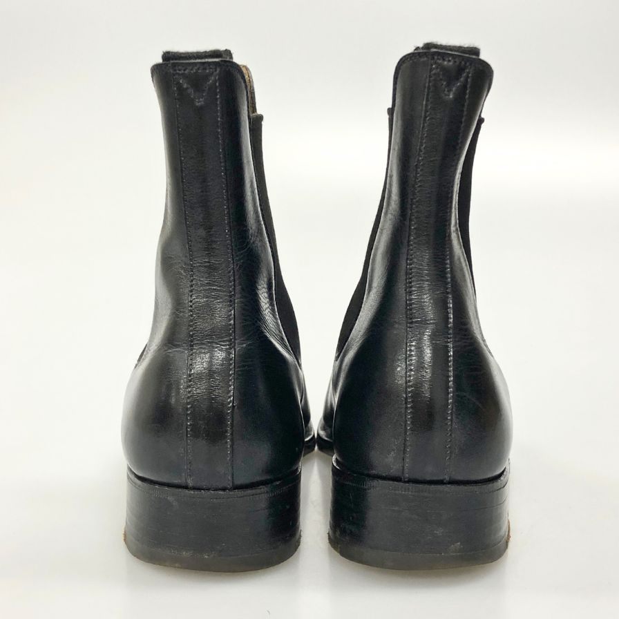 JMウエストン チェルシー ブーツ サイドゴア 705 ボックスカーフ レザー ブラック メンズ サイズ5D J.M.WESTON ブーツ 約25.0cm【LA】【中古】