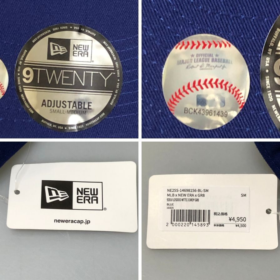ニューエラ×MLB GR8別注 キャップ MLB World Tour Tokyo Series 2025 LA ドジャース ネイビー サイズSｰM NEW ERA【AFI16】