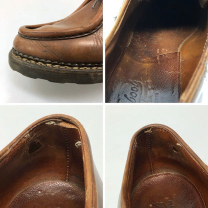 パラブーツ レザーシューズ チロリアンシューズ ミカエル デカタグ ブラウン メンズ サイズ表記無し PARABOOT 約不明cm【AFC3】