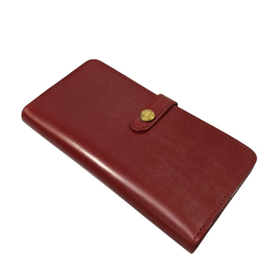 グレンロイヤル 長財布 ラウンドジップ ブライドルレザー レッド GLENROYAL【AFI1】