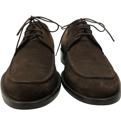 スーツカンパニー レザーシューズ 3489 Uチップ スエード ブラウン サイズ39 メンズ THE SUIT COMPANY 約24.5cm【AFC47】