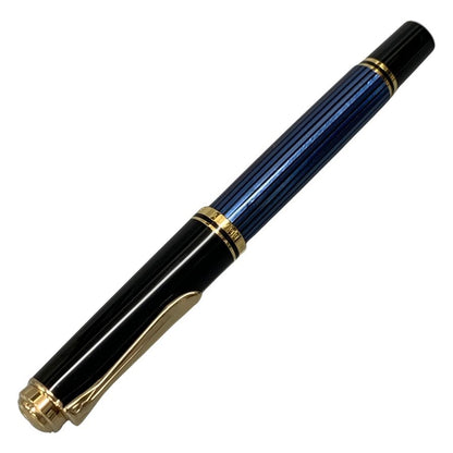 ペリカン 万年筆 スーベレーン 青縞 ブルーストライプ ペン先14C-585 PELIKAN Souveran【AFI15】