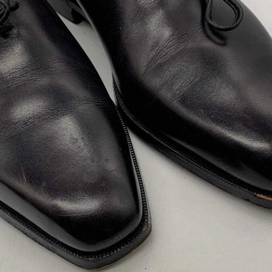 ベルルッティ レザーシューズ アレッサンドロ ホールカット メンズ サイズ6.5 ブラック Berluti 約25.0cm【YB5】