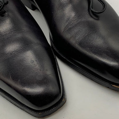 ベルルッティ レザーシューズ アレッサンドロ ホールカット メンズ サイズ6.5 ブラック Berluti 約25.0cm【YB5】
