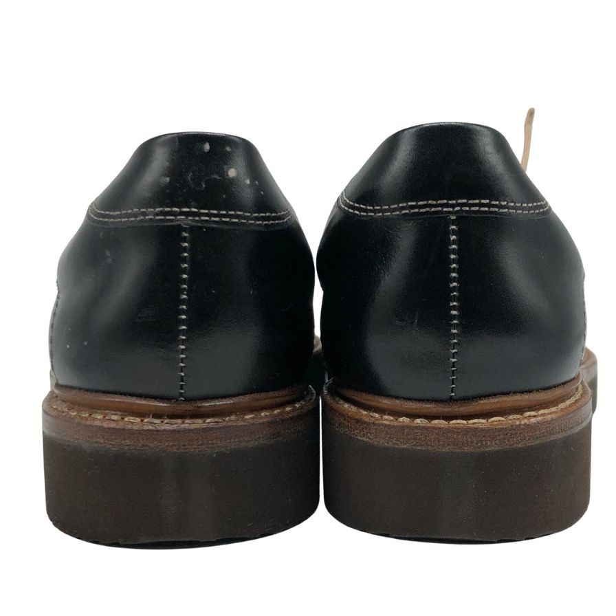 ジャランスリウァヤ レザースニーカー インテリジェンス シューズ 210306 カーフ ブラック サイズ8 メンズ Jalan Sriwijaya Intelligence Shoes 約26.5cm【AFD15-2】