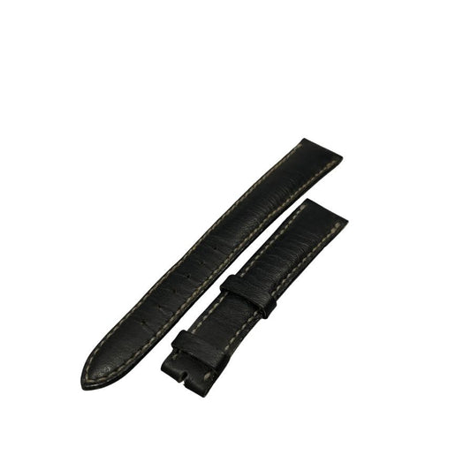 カミーユフォルネ 腕時計用レザーベルト カーフ 16mm14mm ブラック系 尾錠バネ棒無し Camille Fourne【AFI17】