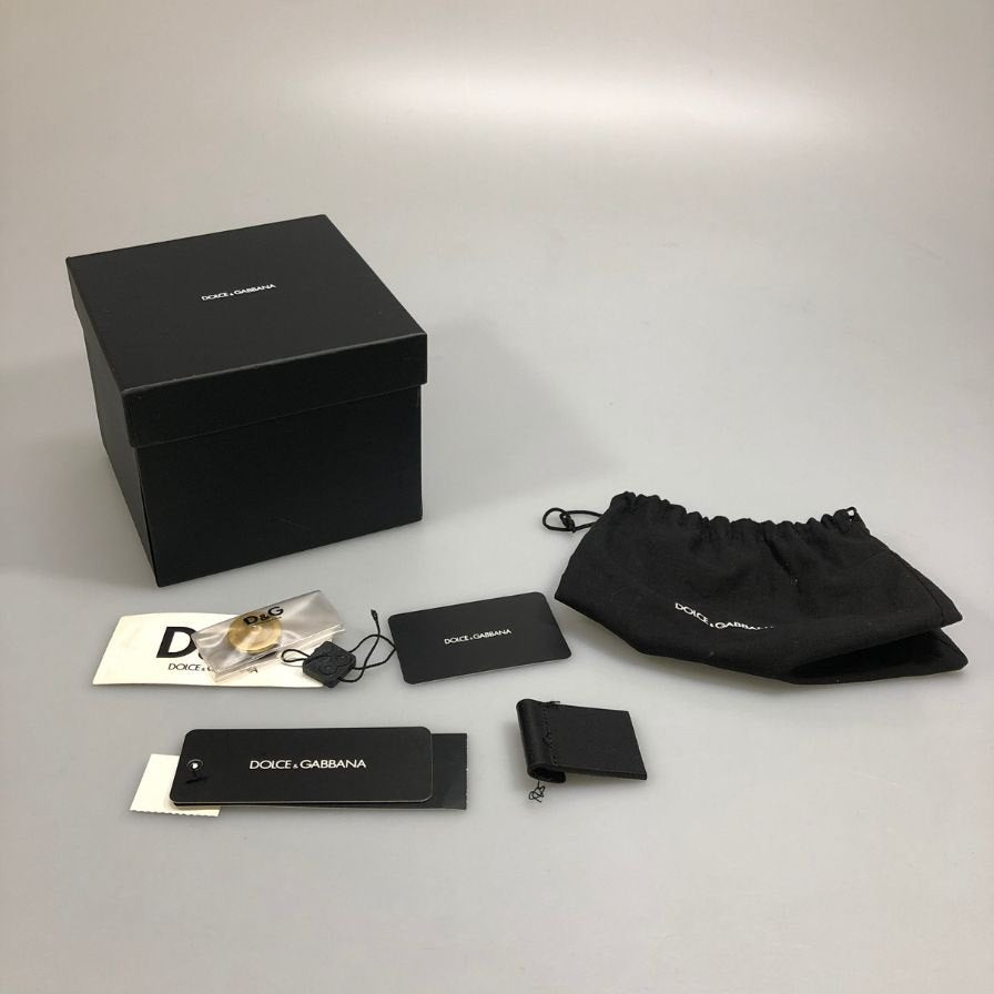 ドルチェ&ガッバーナ レザーベルト ブラック ゴールドバックル ローズ メンズ 84㎝ DOLCE&GABBANA【AFI23】