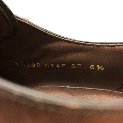 シェットランドフォックス ダブルモンク カーフ ブラウン UK6.5 メンズ SHETLANDFOX ビジネスシューズ 約25.0cm【LA】【中古】