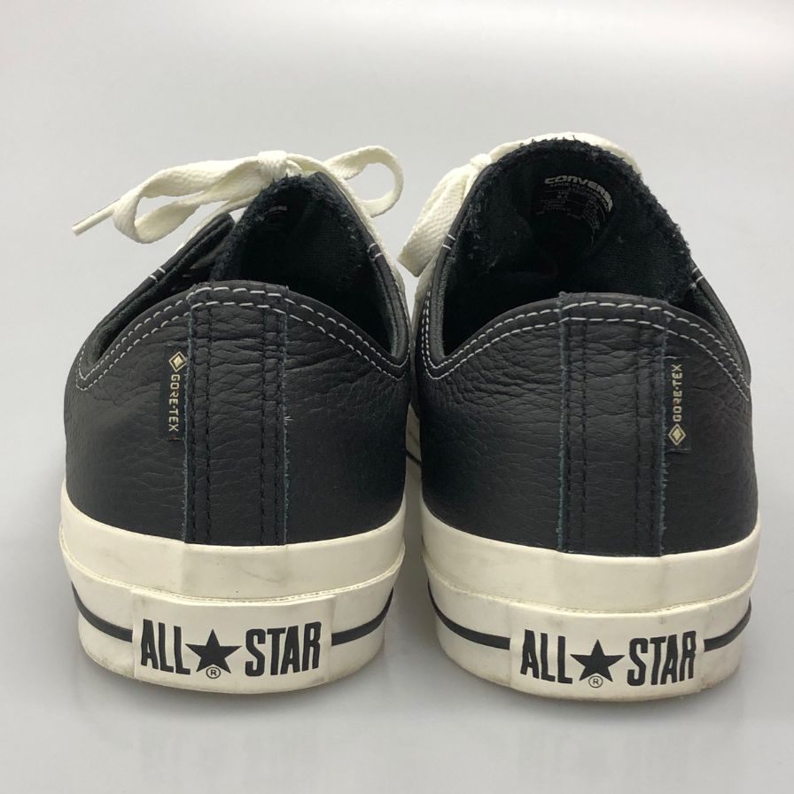 コンバース オールスター ローカットレザースニーカー ゴアテックス ブラック サイズ27㎝ メンズ CONVERSE REACT 約27.0cm【AFD15】