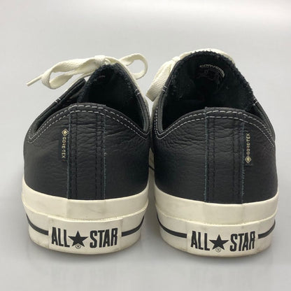 コンバース オールスター ローカットレザースニーカー ゴアテックス ブラック サイズ27㎝ メンズ CONVERSE REACT 約27.0cm【AFD15】