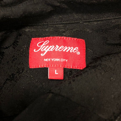 美品◆シュプリーム 20SS スネークシャツ 長袖 シャツ ブラック サイズ L  supreme 【AFB9】