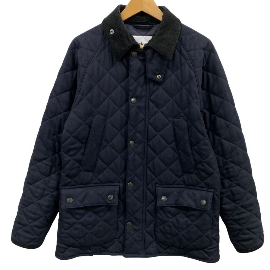 美品◆バブアー キルティング ジャケット ビデイル ネイビー系 メンズ サイズ38 Barbour BEDALE 【AFB1】