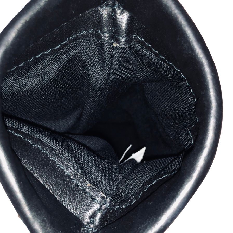 ボッテガヴェネタ イントレチャート レザー 眼鏡ケース ブラック BOTTEGA VENETA【AFI21】【中古】