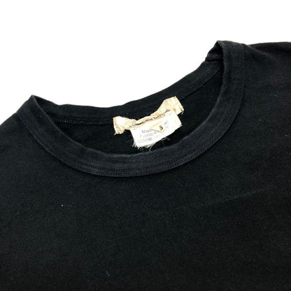 中古◆コムデギャルソン レディース 七分袖 カットソー GS-T019 AD2016 日本製 サイズXS ブラック COMME des GARCONS 【AFB38】