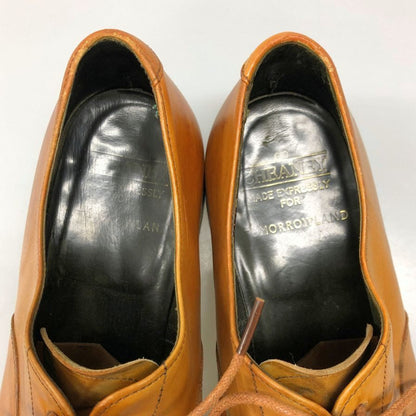 ジョセフチーニー トゥモローランド レザーシューズ 別注 ストレートチップ ライトブラウン メンズ サイズ7 JOSEPHCHEANEY TOMMOROWLAND ビジネスシューズ 約25.5cm【LA】【中古】