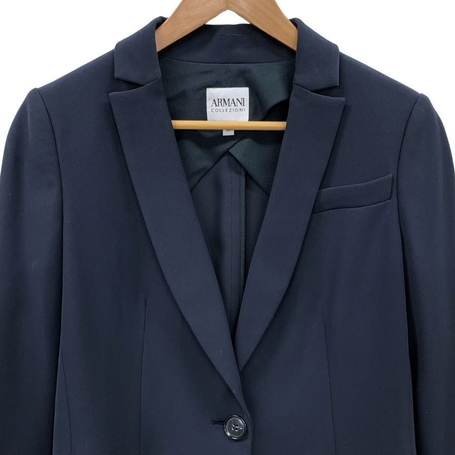 中古◆アルマーニコレッツェオーニ テーラードジャケット シングル 1B レディース サイズ40 ARMANI COLLEZIONI 【AFB15】